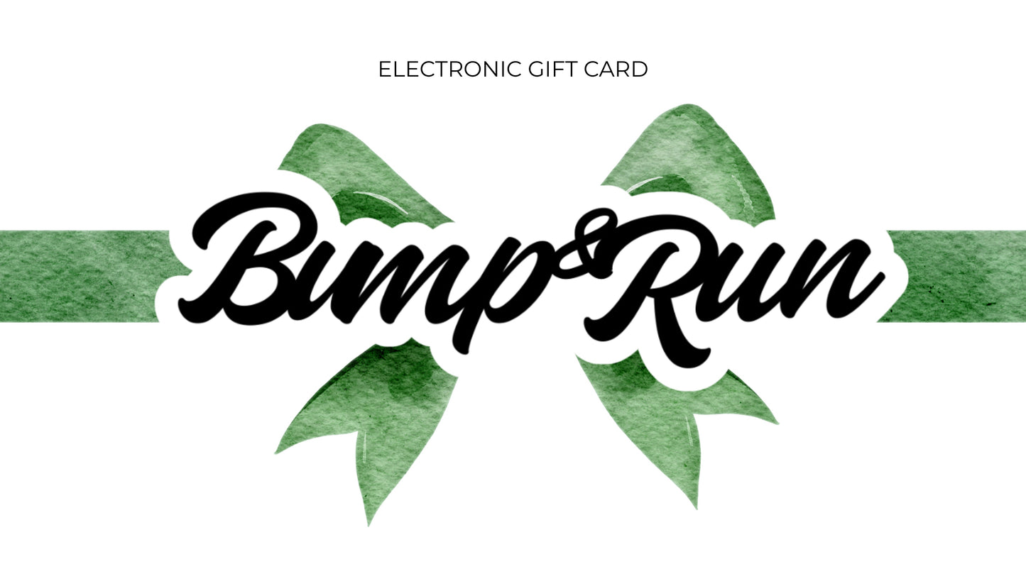 Electronic Gift Card - BUMP AND RUN GOLF CO.
