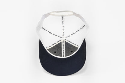 Trucker Blue/White