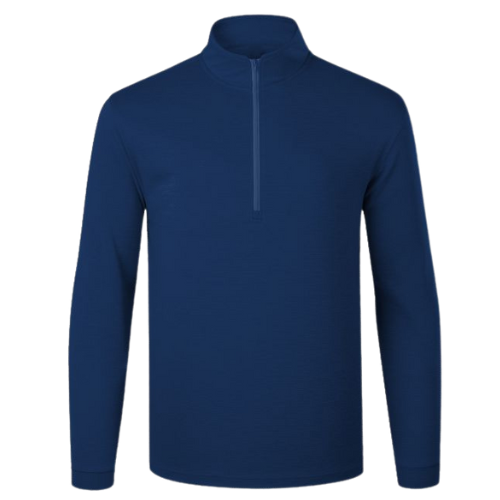Midnight Slate 1/4 Zip - BUMP AND RUN GOLF CO.
